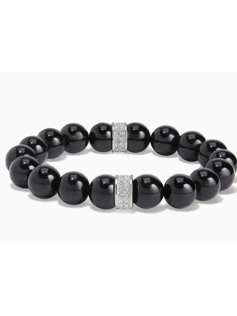 Brighton Meridian Black Crystal Stretch Bracelet NWT $98